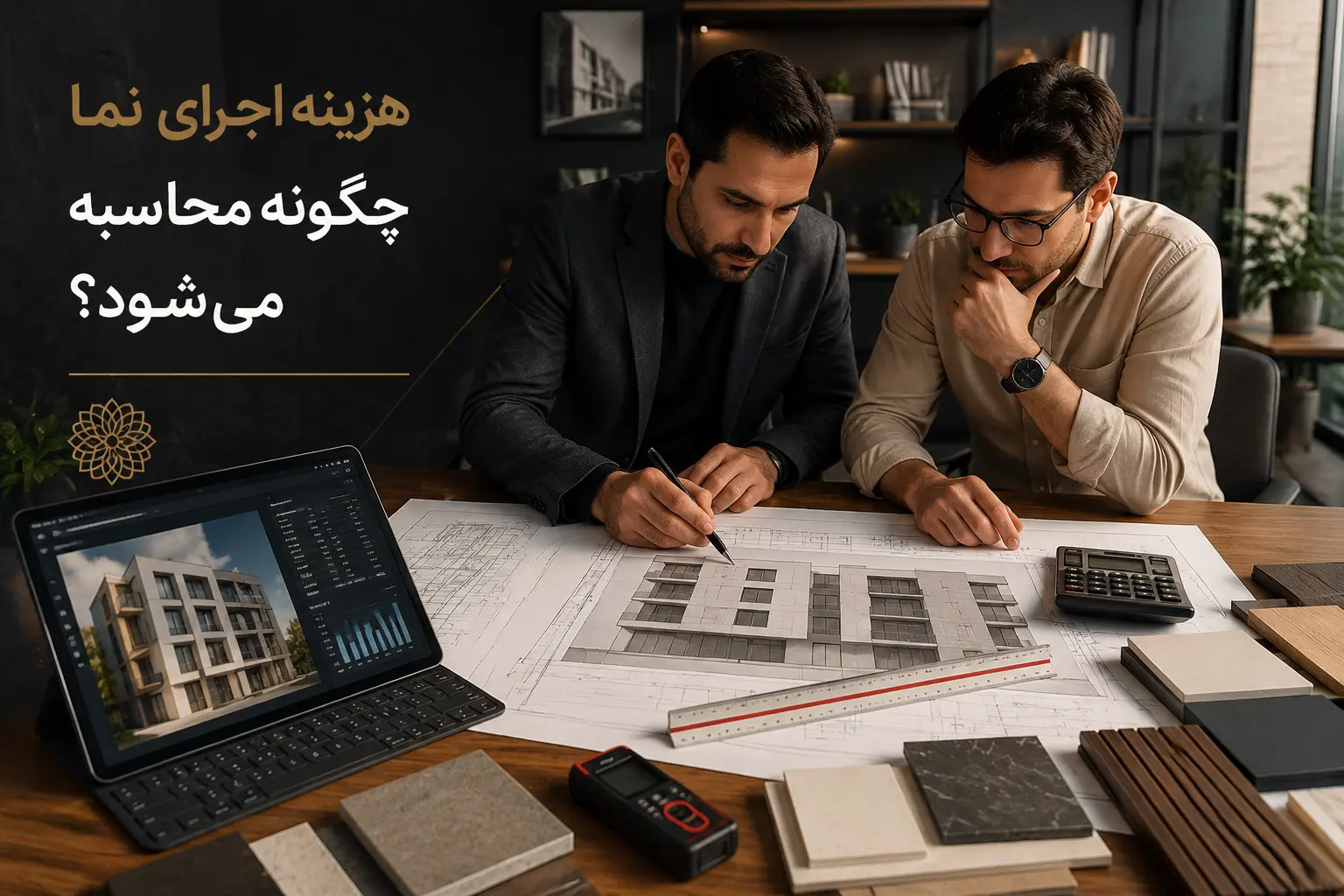 محاسبه هزینه اجرای نمای ساختمان توسط متخصصان